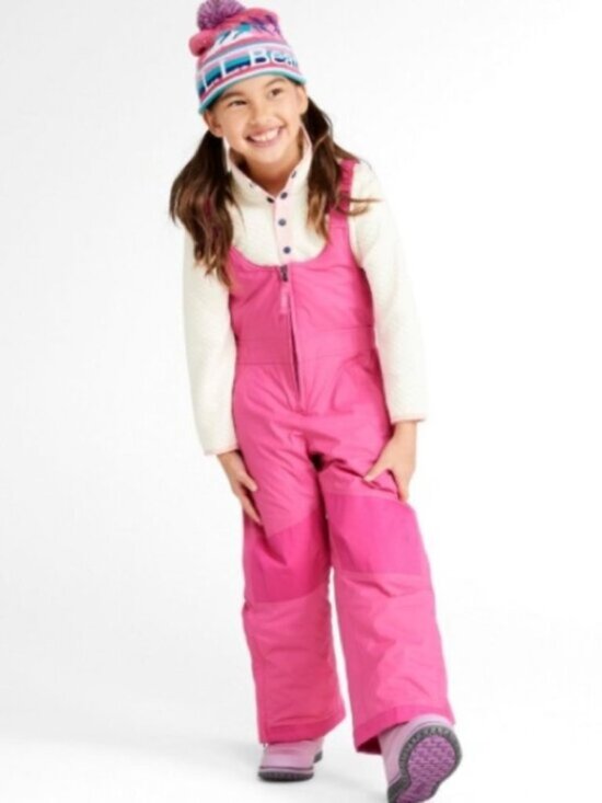 L.L. Bean Other - L.L. BEAN Snow Bibs- PINK - SIZE Girls Size 12